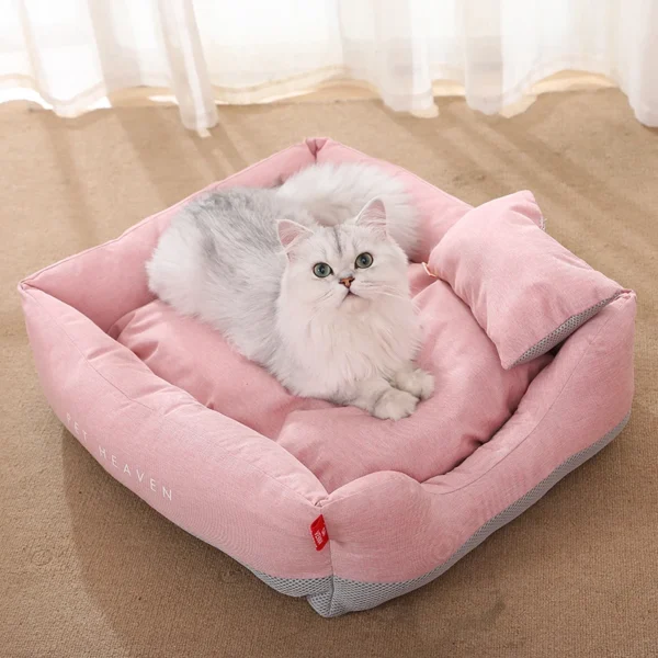 Four Seasons Cat & Dog Bed – Universal Sleeping Pad for Cats, Corgis & Small Pets, Cozy Kennel Mattress