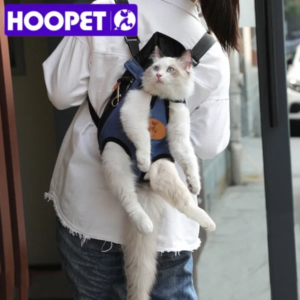 HOOPET Fashion Pet Carrier Backpack – Front Shoulder Travel Bag for Small Dogs & Cats (Chihuahua, Puppy, Kitten)