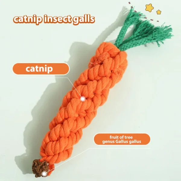 HOOPET Catnip Teething Stick – Bite-Resistant Cat Toy for Kittens