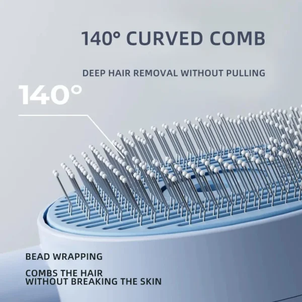 HOOPET 2-in-1 Cat Slicker Brush with Spray – Detangling & Anti-Static Grooming Tool with Massage Comb